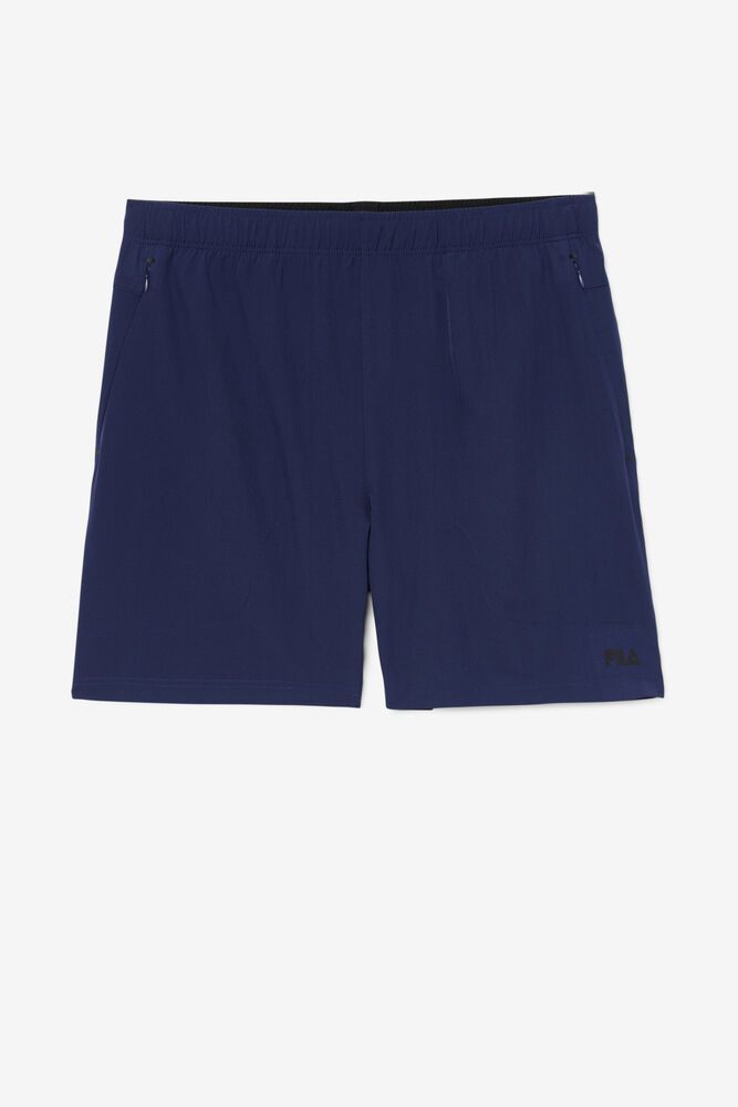 Fila Shorts Finula Mens Navy - India KVY-832064